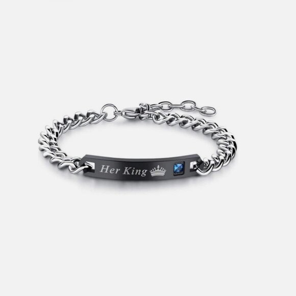 Her King Stainless Steel bracelet - Picture 2 of 3